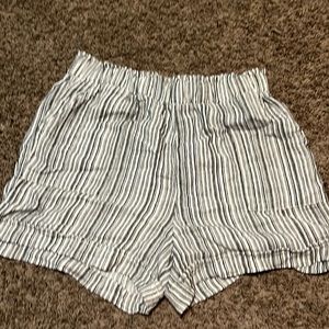 Striped dressy shorts